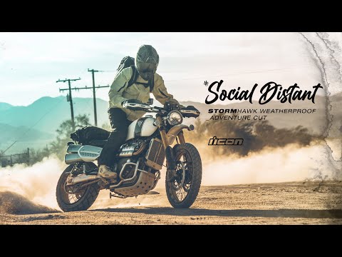 ICON - Social Distant on a 2020 Triumph Scrambler 1200XE (Adventure Cut)
