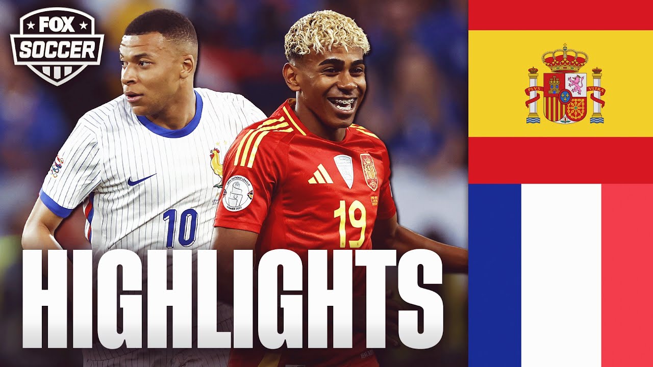 Spain vs. France UEFA Nations League Semifinals Highlights | FOX Soccer