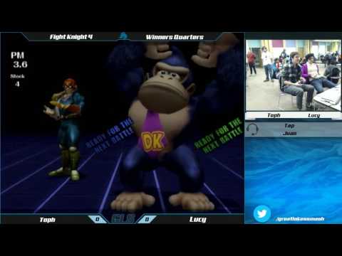 Fight Knight 4 Project M Singles - Toph (Falcon) vs. Lucy (Donkey Kong)