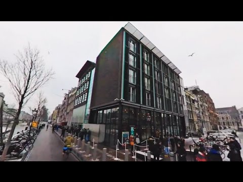 360 VR Tour | Amsterdam | Anne Frank House | Anne Frank statue | Outside | VR Walk | No comment tour