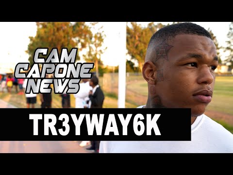 Tr3yway6k Takes Us To 83 Hoover Set Day At Manchester Park (Hood Vlog/ Interview)