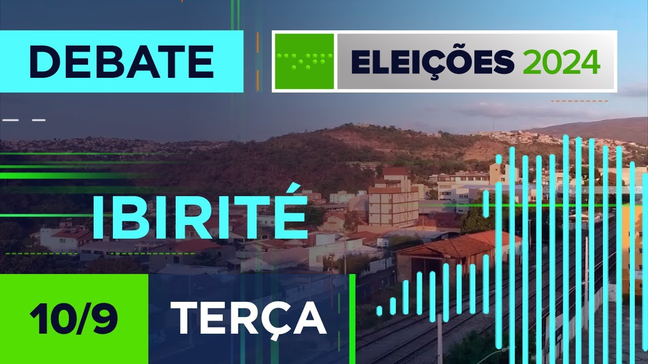 Debate com candidatos à Prefeitura de Ibirité | Eleições 2024