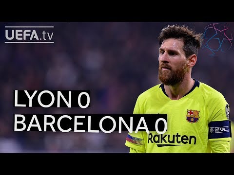 LYON 0-0 BARCELONA #UCL HIGHLIGHTS
