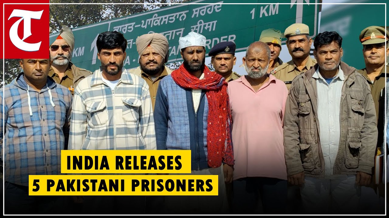 India releases five Pakistani prisoners after completing their sentences
