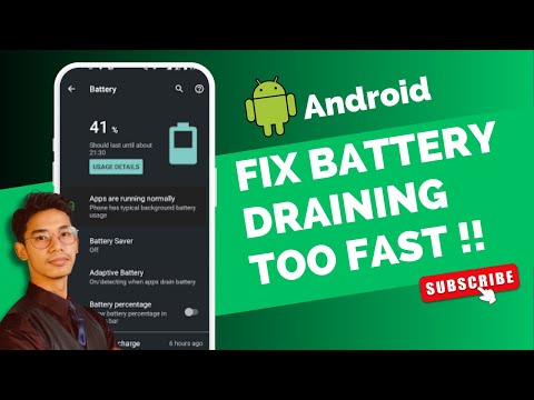 How to Fix Battery Draining Fast Android !