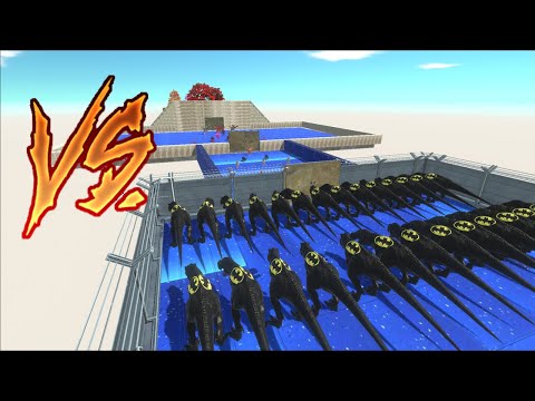 T-REX MARVEL DEATH RUN - Animal Revolt Battle Simulator