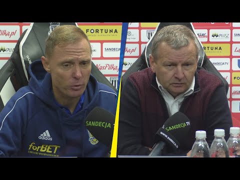 Sandecja Nowy Sącz - Arka Gdynia 1-5: Konferencja prasowa