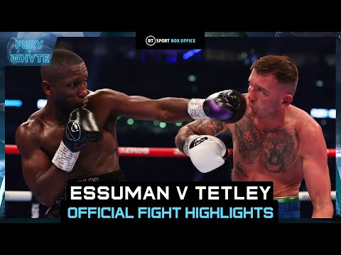 The Champion remains UNDEFEATED! | Ekow Essuman v Darren Tetley | Fury v Whyte Highlights