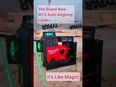 The Brand New Milwaukee Tool M12 360° 3-Plane Laser w/Auto Alignment