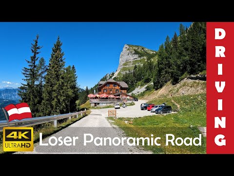 Driving in Austria 19: Loser Panoramic Road (Loser Panoramastrasse) 4K 60fps