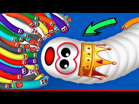 Slither.io Tiny Snake Trolling Giant Noob Snakes - Epic Slitherio Gameplay #snake #Gameplay #slither