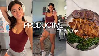 PRODUCTIVE DAY IN MY LIFE | gym, healthy meals, resetting