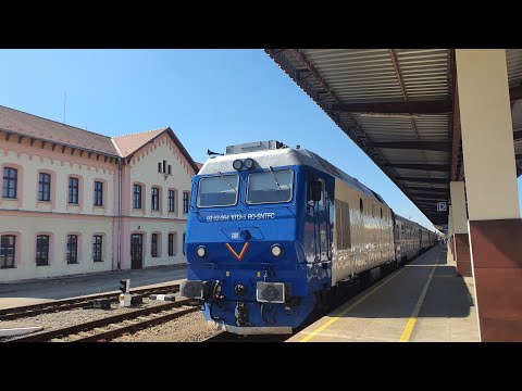 ORADEA- Trenurile Soarelui - IRN1932 Oradea-Mangalia și alte trenuri in gara Oradea