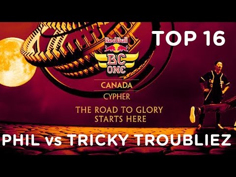 Phil vs Tricky Troublez // Top 16 // Red Bull BC One Canada Cypher