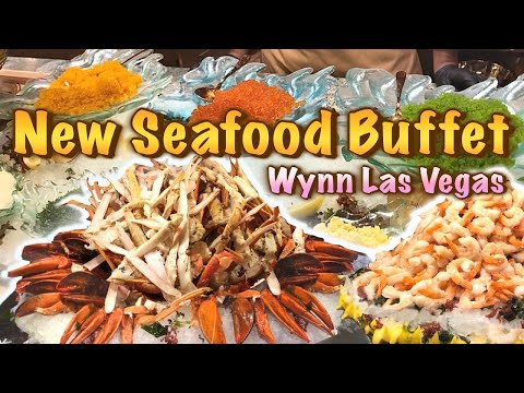 NOVO Buffet de LAGOSTA, CARANGUEJO E CAVIAR no Wynn Casino Las Vegas