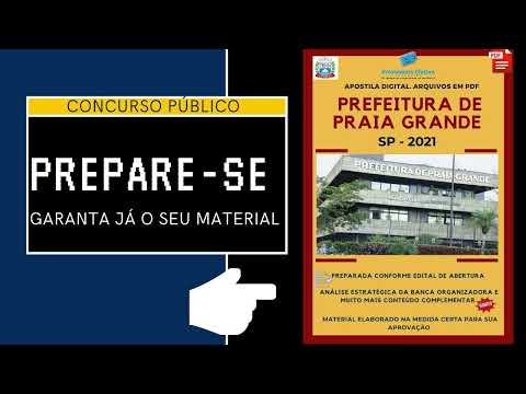 Apostila Pref Praia Grande SP Agente COMUNITÁRIO Ano 2021
