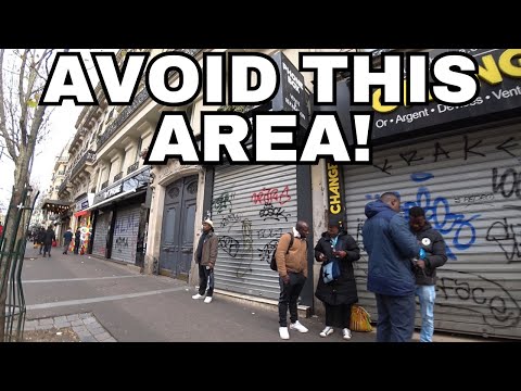 The MOST DANGEROUS AREAS of PARIS 🇫🇷 NO-GO ZONES