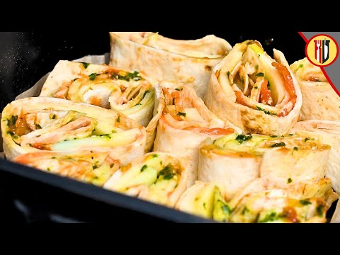 How to make tortilla pizza rolls