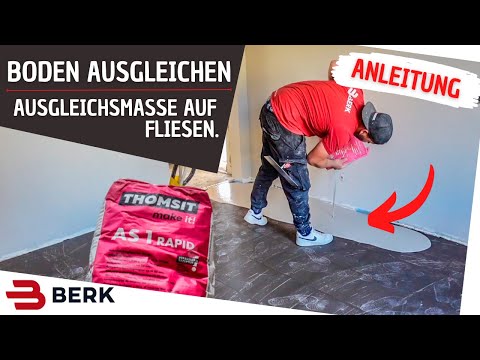 Leveling the floor ⎜Leveling compound on tiles🤙🏼