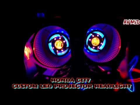 HONDA CITY CUSTOM LED PROJECTOR HEADLIGHT BY AvMoD