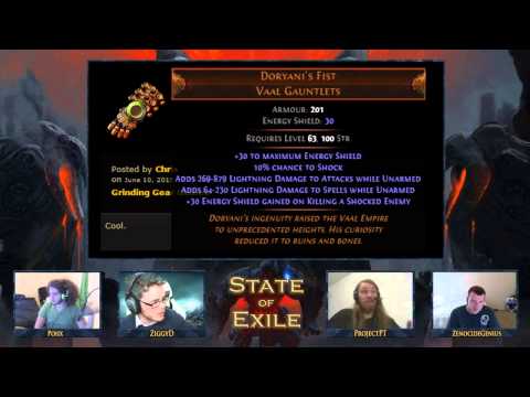 State of Exile Podcast Ep 32 Pt 2 feat  Project PT   Divination Cards   Beta Changes   New Uniques!