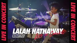 8-Year-Old Drummer Girl Drums Live at LALAH HATHAWAY Concert @ KOKO London
