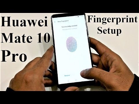 Huawei Mate 10 Pro - How to Setup Fingerprint Scanner to Perform Multiple Tasks