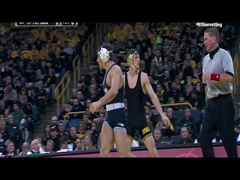 Big Ten Rewind: 2013 Wrestling - 157 LBs - Penn State's James Vollrath vs. Iowa's Derek St. John