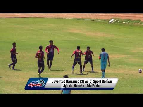 JUVENTUD BARRANCO (3) vs (0) SPORT BOLÍVAR - FÚTBOL HUACHANO - 2DA FECHA/2018.