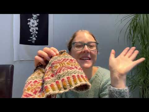 Tiny Desk Knitting Episode 85: A Fair Isle Hat and Shifty Progress!