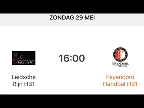 Feyenoord Handbal HB1 - Leidsche Rijn HB1