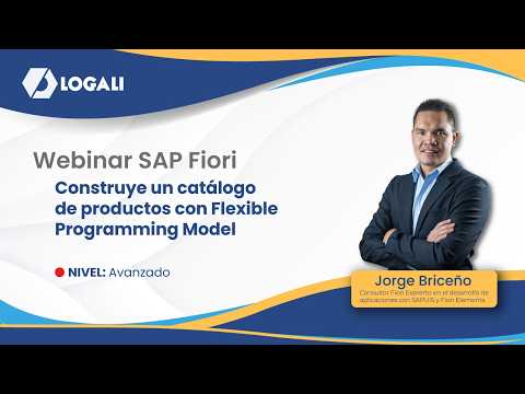 Construye un catálogo de productos con Flexible Programming Model - SAP FIORI