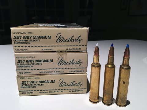 257 Weatherby Bullet Review - Accubond, TTSX, TSX, and Ballistic Tip