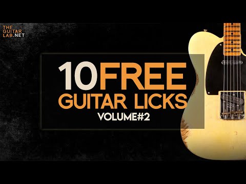 10 Free Guitar Licks (Fusion, Blues, Rock, Funk ...) - Theguitarlab.net -