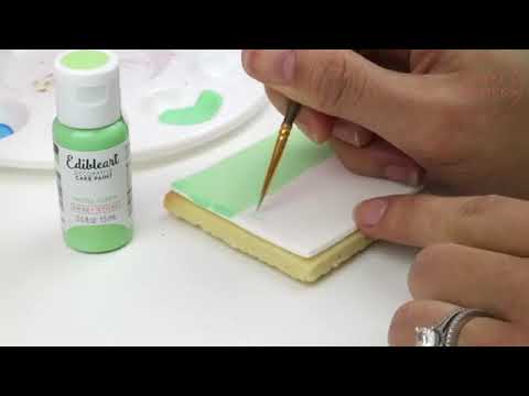 PASTEL GREEN matt edible art paint icing colouring - 15ml PASTEL GREEN matt edible art paint icing colouring - 15ml