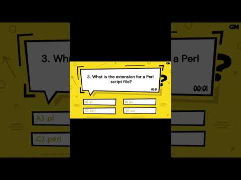 What is the extension for a Perl script file? | Great Mind Official