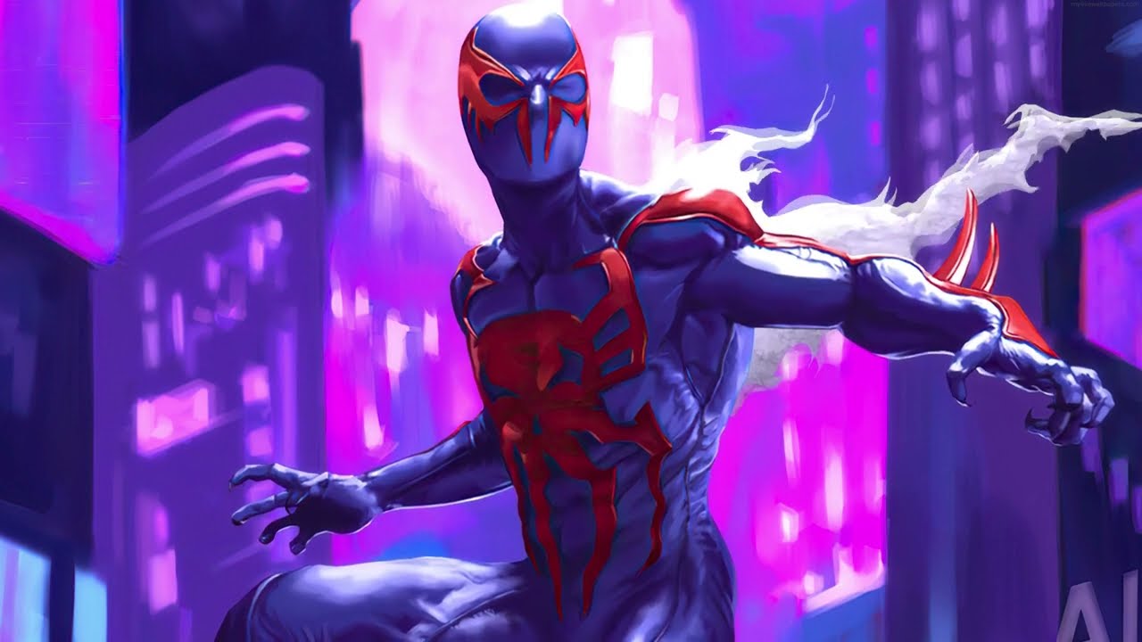 Spiderman 2099 4k LIVE wallpaper |The most realistic Spiderman wallpaper ever!