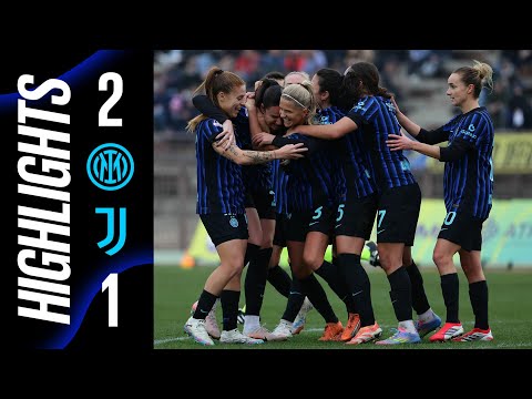 COMEBACK, THE DERBY D’ITALIA GOES BLACK AND BLUE | INTER 2–1 JUVENTUS | SERIE A WOMEN | HIGHLIGHTS