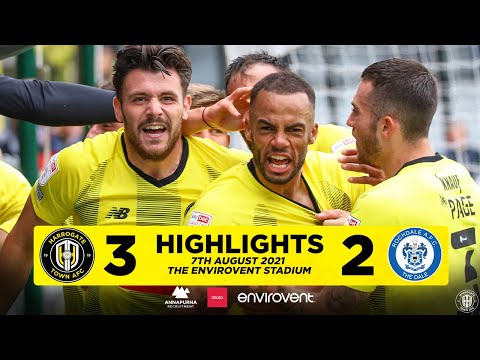 Harrogate Town 3-2 Rochdale Highlights