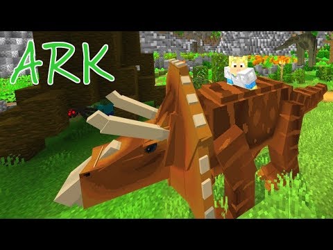 Minecraft ARK Survival #01: TÆMMER DINOSAUR!