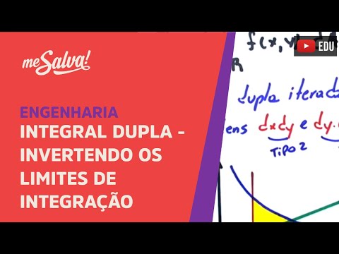 Me Salva! ITD05 - Integral Dupla iterada - Invertendo os limites de integração exemplo 2