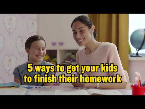 5 ways to get your kids to finish homework