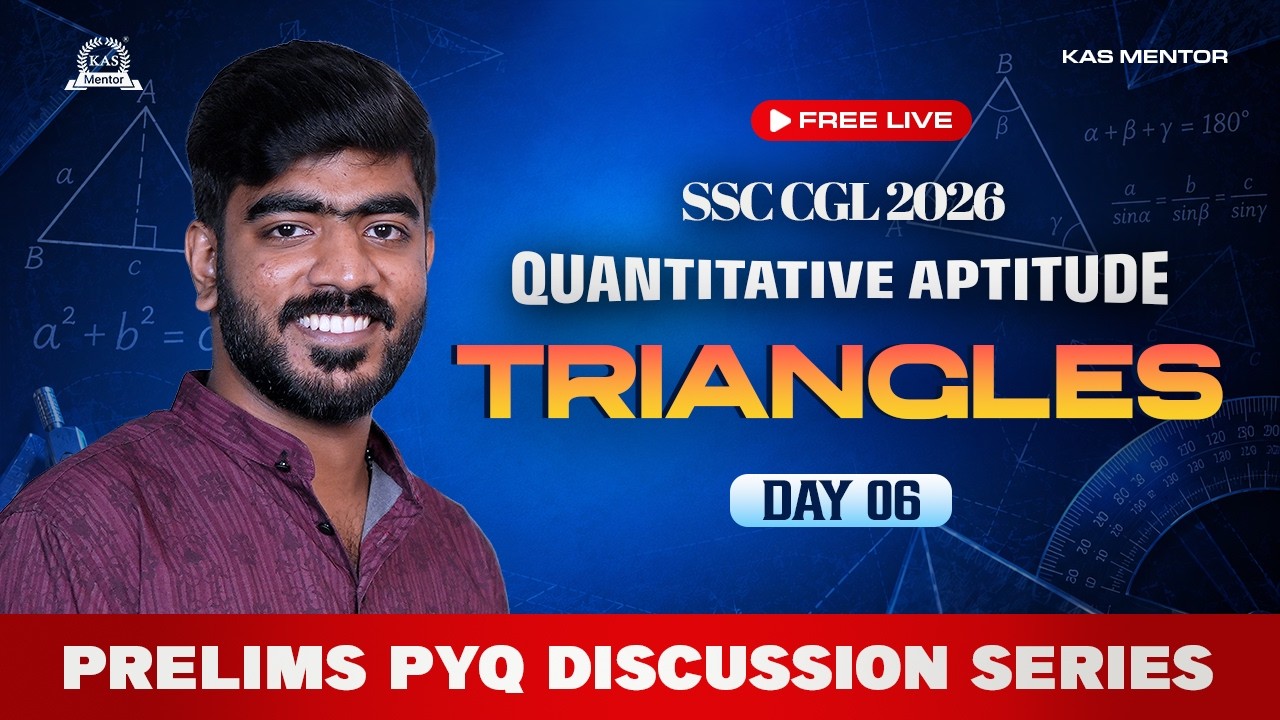 COMPLETE TRIANGLES - GEOMETRY | SSC CGL | CHSL PYQ Discussion : Quantitative Aptitude