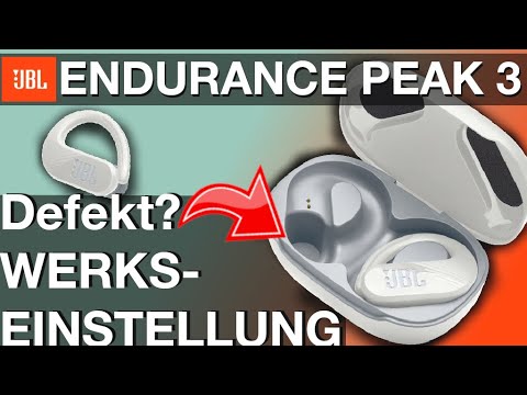 Werkseinstellungen zurücksetzen an JBL Ohrhörern ENDURANCE PEAK Factory Reset Anleitung