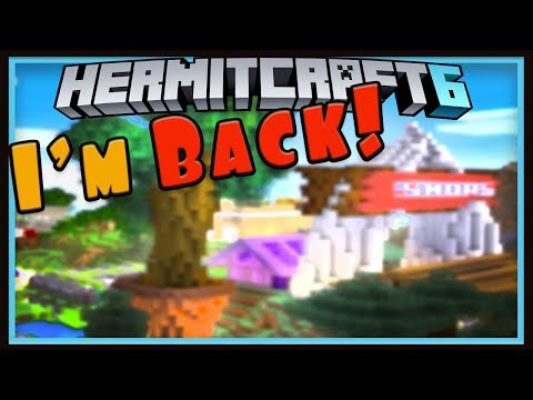Hermitcraft Season 6:  I'm BACK And First Landscape Job!  (Minecraft 1.13 survival let's play Ep.13)