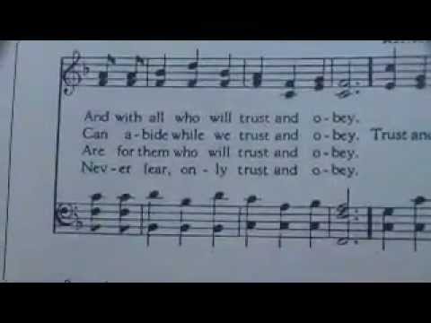 Trust And Obey (song and hymn history)