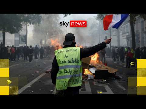 'Escalating violence' in France as protesters clash with police over living costs