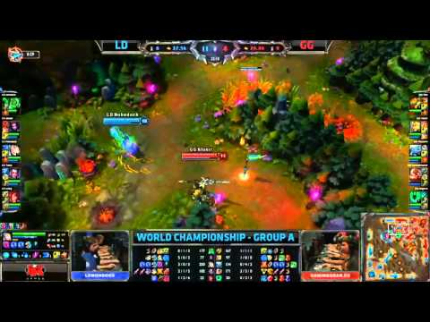 Worlds 2013 Group Stage D1- LD vs GG