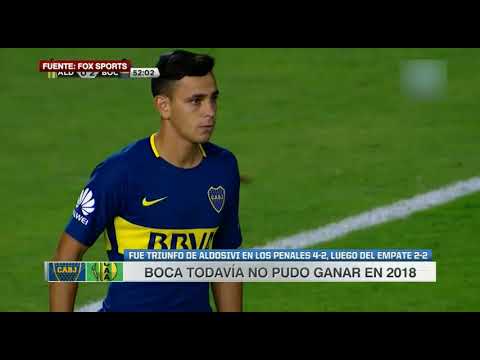Aldosivi 2 (4) Boca 1 (2)