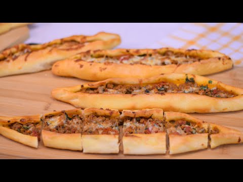 TRADICIONALNI TURSKI SPECIJALITET - NAPRAVITE I VI KOD KUCE NA LAK I JEDNOSTAVAN NACIN-TURKISH PIDE